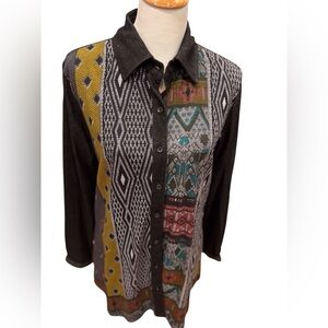 Parsley and Sage knit button down top soft and comfortable.